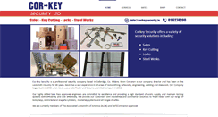 Desktop Screenshot of corkeysecurity.ie